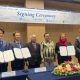Wali Kota Semarang Hevearita Gunaryanti Rahayu menandatangani LoI (Letter of Intent) Smart Water Cities Pilot Evaluation Project pertama di luar Korea Selatan, Kamis (6/7/2023) di Korea Selatan. (ist)