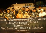 Kamis (16/11/2023) petang, sekitar 50 orang jamaah umroh Kabupaten Blora terbang ke Halim Perdanakusuma dengan menggunakan pesawat ATR-72, milik maskapai penerbangan Citilink.