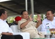 Menhan Prabowo Subiyanto saat berkunjung ke Blora. (IST)